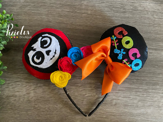 Dia de los Muertos Celebration Inspired Magical Place Rounded Ears- READY TO SHIP